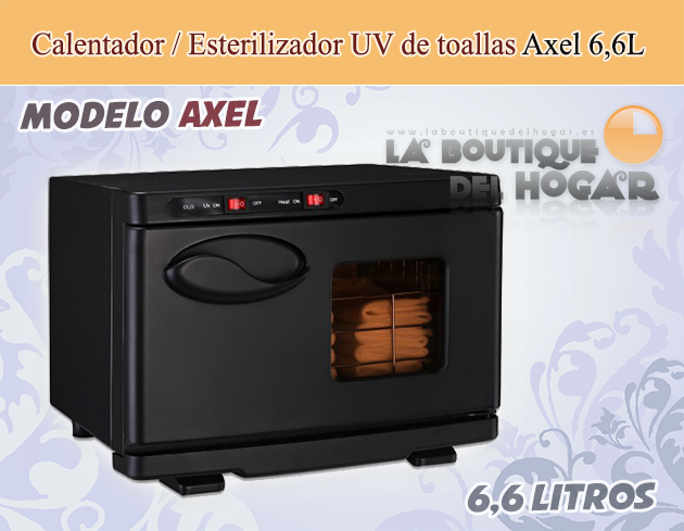 Calentador y Esterilizador de toallas Germicida UV Modelo Axel 6,6L