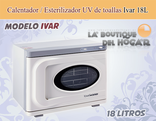 Calentador y Esterilizador de toallas Germicida UV Modelo Ivar 18L
