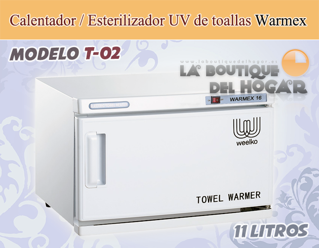 Calentador y Esterilizador de toallas Germicida UV Warmex Modelo T-0e