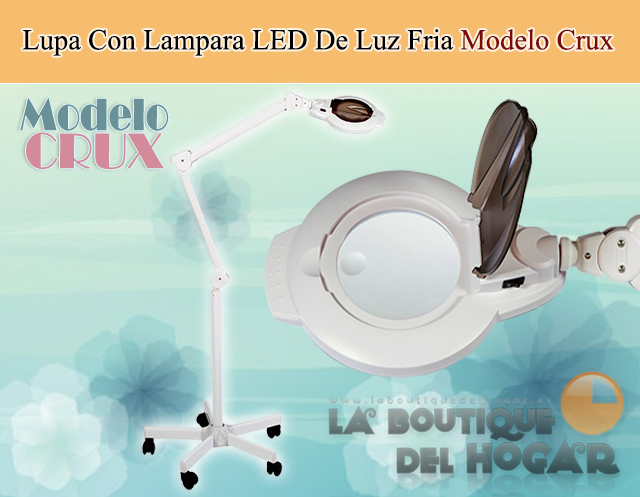 Lampara LED de 5 aumentos con luz fria