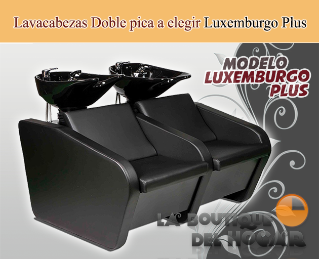 Lavacabezas Onda Doble con pica blanca Modelo LBH Luxemburgo Plus