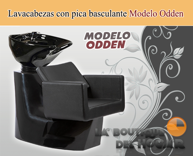 Lavacabezas con pica blanca y respaldo ergonómico Modelo Odden