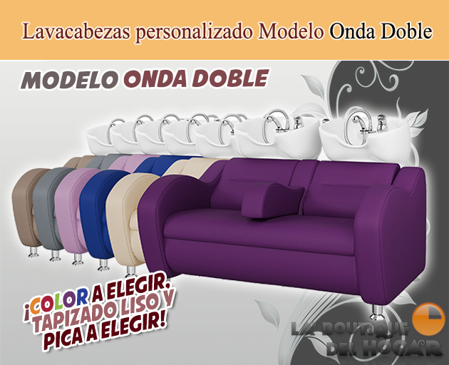 Lavacabezas Onda Doble Modelo NBB-PM06 - Color y pica personalizada