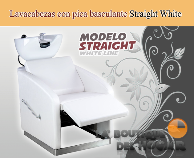 Lavacabezas Peluqueria Straight Line - Blanco