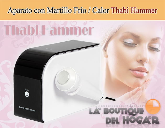 Aparato con martillo de frío y calor para tratamientos faciales ThabiHammer