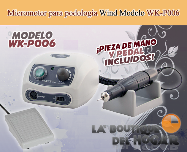 Micromotor para podología Wind Modelo WK-P006