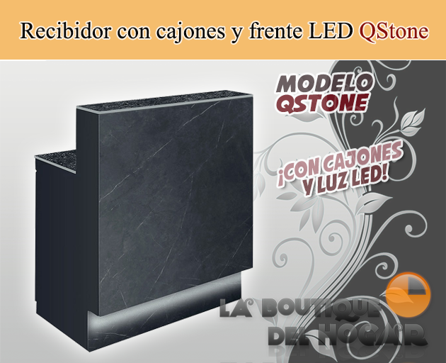 Mueble de recepción con cajones Modelo QStone