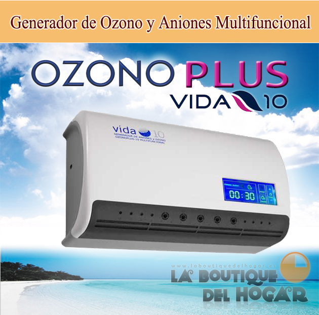 Generador de Ozono Vida 10 Multifuncional de Aire y Agua i-O3 Mini