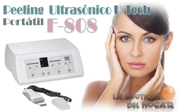 Aparato de Exfoliacion facial y Galvánico Peeling Ultrasónico U-Tech F-808