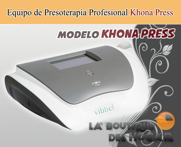 Equipo de Presoterapia Profesional Khona Press para tratamientos estéticos