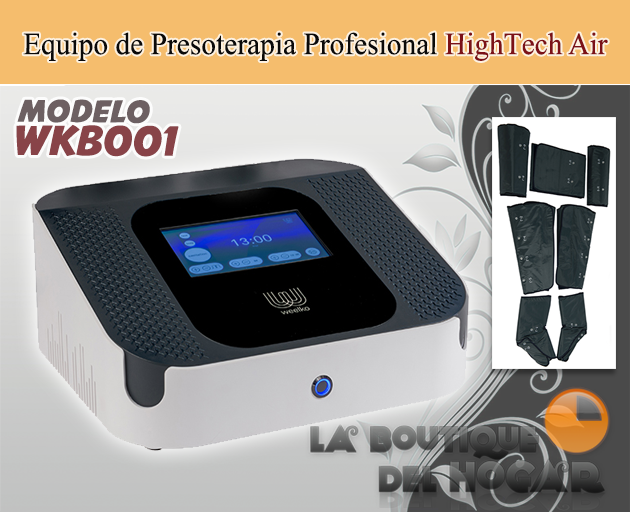 Equipo de Presoterapia Profesional con traje completo y manta HighTech Air Modelo WKB001