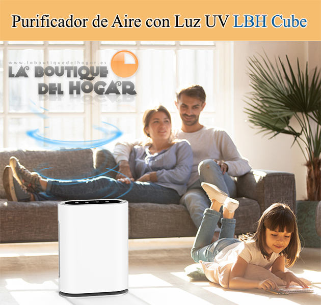 Purificador de Aire portátil con Luz Ultravioleta y filtro HEPA Modelo Fresh Life 360