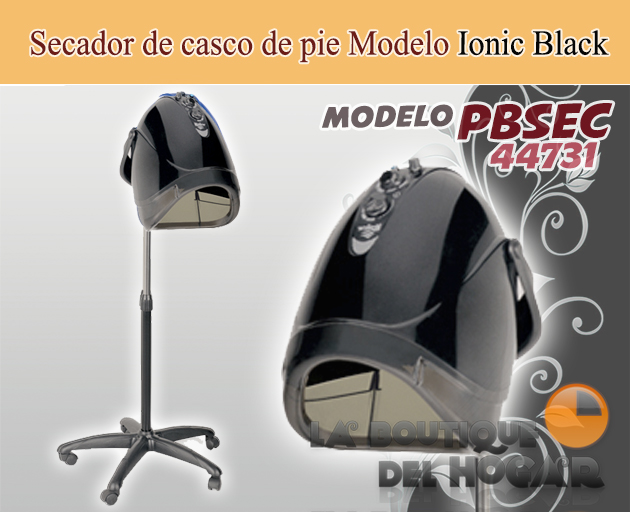 Secador de casco con pie