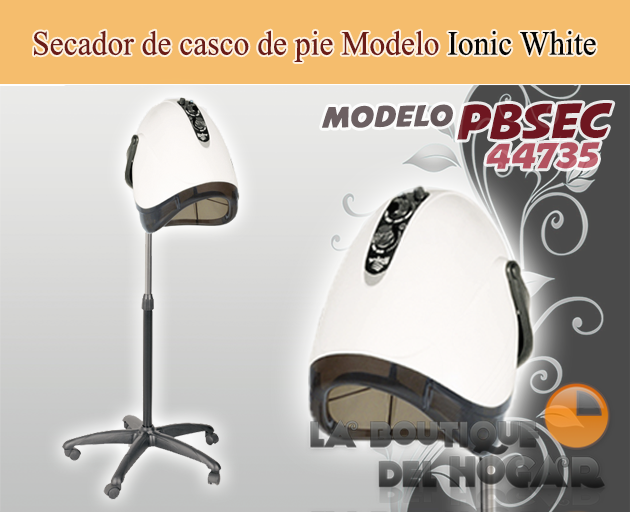 Secador de casco con pie