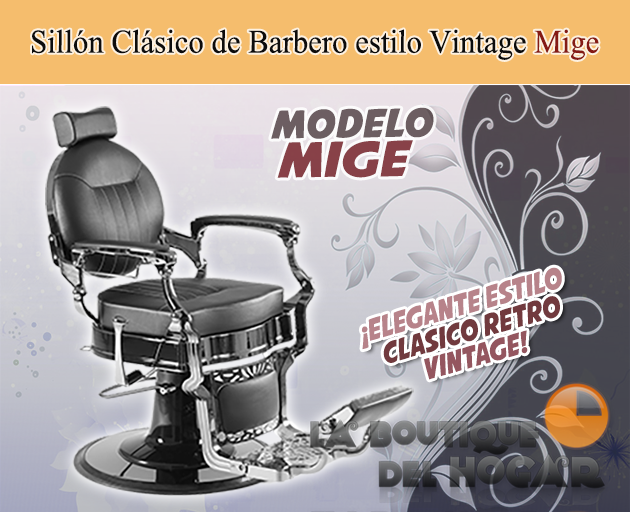 Sillon de peluqueria Bang