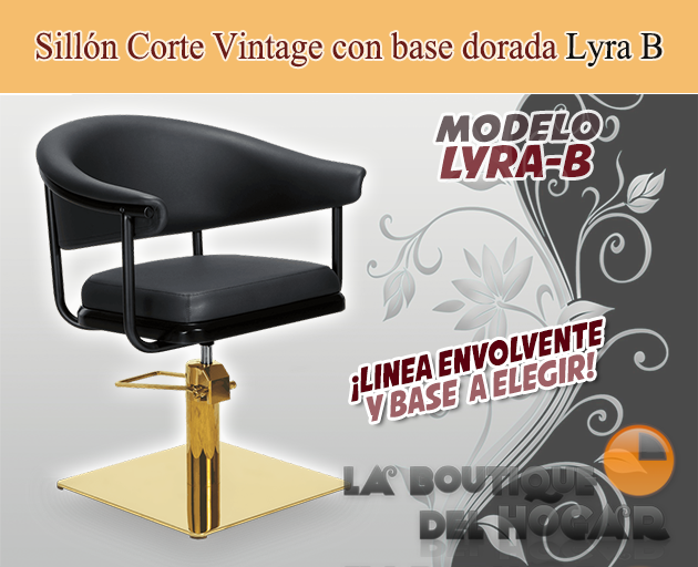 Sillón hidráulico de corte Vintage modelo Lyra B