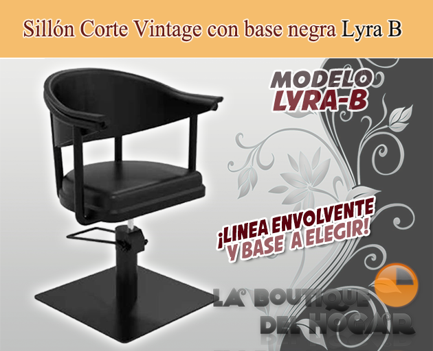 Sillón hidráulico de corte Vintage modelo Lyra B