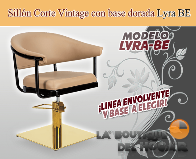 Sillón hidráulico de corte Vintage modelo Lyra BE