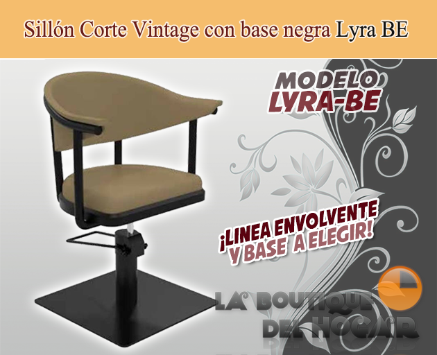 Sillón hidráulico de corte Vintage modelo Lyra BE