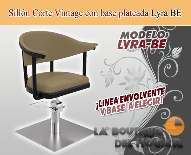 Sillón hidráulico de corte Vintage modelo Lyra BE