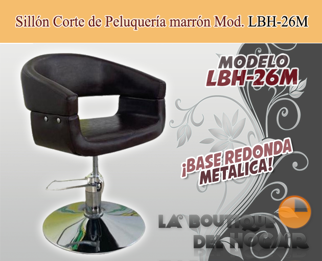 Sillón corte peluquería hidráulico Modelo LBH-26M