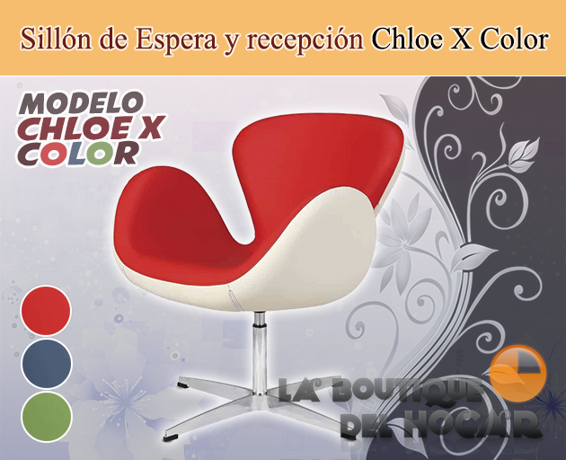 Sillón de Espera con reposabrazos Modelo Chloe X - Varios colores