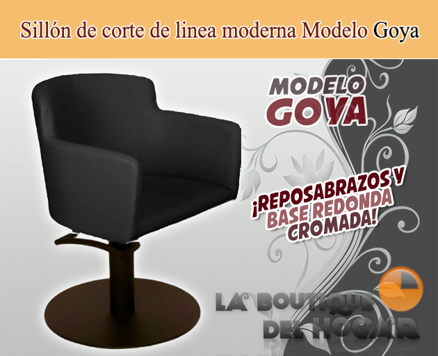 Sillón hidráulico Goya base redonda