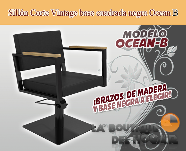 Sillón hidráulico de corte Vintage modelo Ocean B