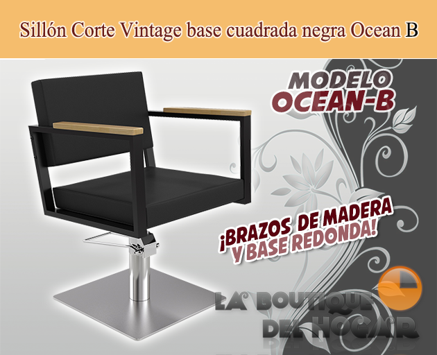 Sillón hidráulico de corte Vintage modelo Ocean B