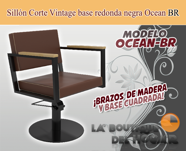 Sillón hidráulico de corte Vintage modelo Ocean BR