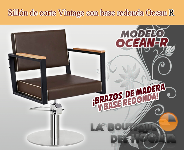 Sillón hidráulico de corte Vintage modelo Ocean R