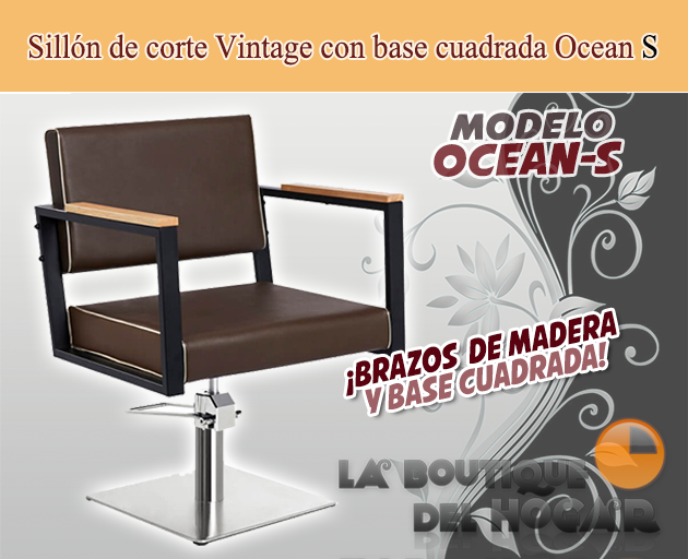 Sillón hidráulico de corte Vintage modelo Ocean S