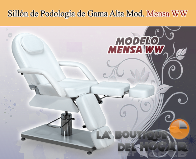 Camilla de Estética hidráulica de 3 cuerpos con agujero facial Mensa WW