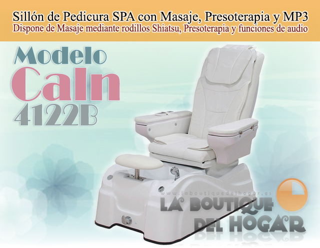 Sillón de Pedicura Shiatsu SPA Modelo Caln 4122B 