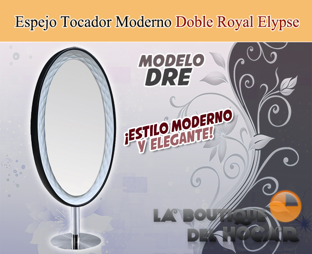 Tocador de Peluquería estilo Moderno con espejo Modelo Doble Royal Elypse