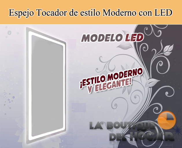 Tocador de Peluquería estilo Moderno con espejo Modelo Basic Line