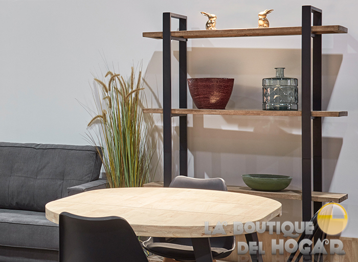 Mueble Expositor Estantería de recepción con estantes Modelo Noah