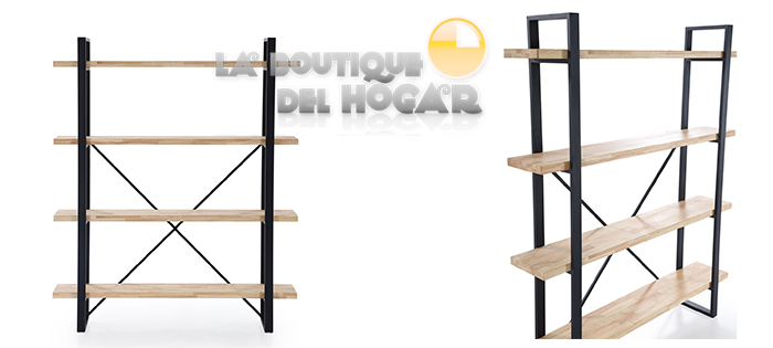 Mueble Expositor Estantería de recepción con estantes Modelo Noah