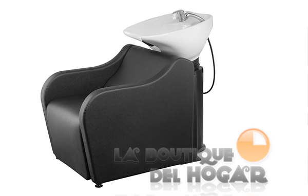 Lavacabezas con pica blanca Modelo Astral Negro