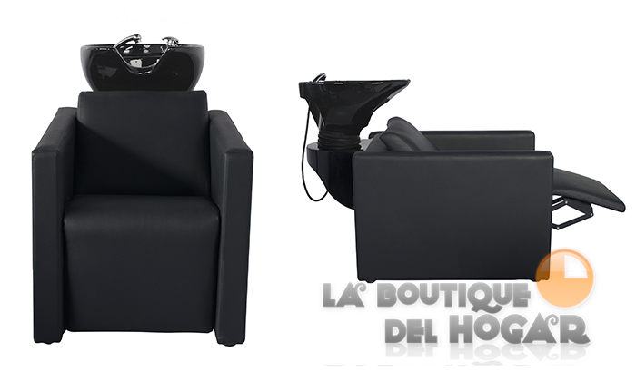 Lavacabezas con pica negra Modelo Peek PowerPlus Negro
