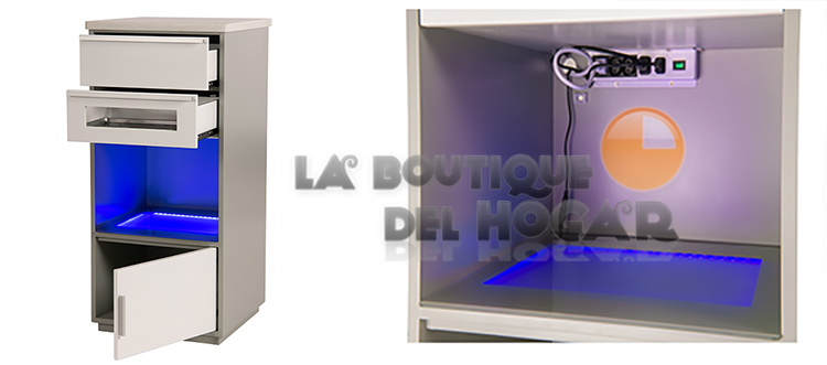 Mueble Auxiliar con cajones y esterilizador Case