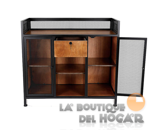 Mueble Mostrador de recepción con cajón y estantes Modelo Adrián