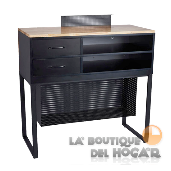 Mueble Mostrador de recepción con cajón y estantes Modelo Finch