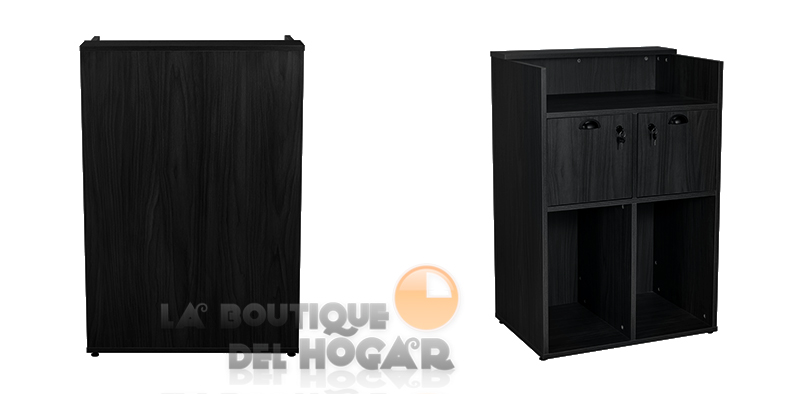 Mueble de recepción de madera con puertas y estantes Modelo OKE 5 B