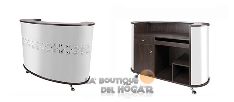 Mueble Mostrador de recepción con cajón y estantes Modelo Stil