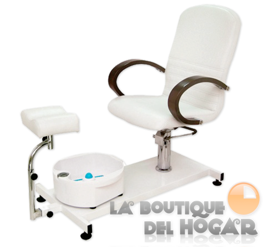 Sillón de Pedicura con bañera de pies y reposapiés Modelo Astra WK-S004