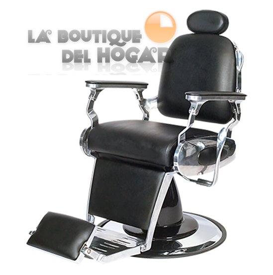 Sillón Barbero hidráulico reclinable con reposabrazos Modelo Curle