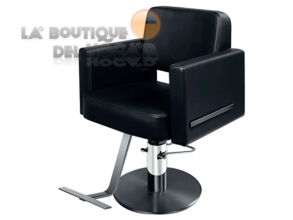 Sillón Barbero hidráulico giratorio con reposabrazos Modelo Square QStone