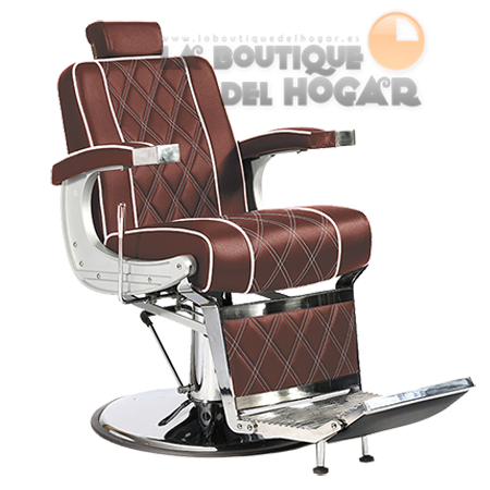 Sillón Barbero hidráulico reclinable y giratorio con reposabrazos Modelo Vigor