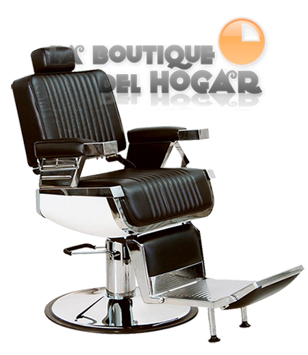 Sillón Barbero hidráulico reclinable y giratorio con reposabrazos Modelo Fro